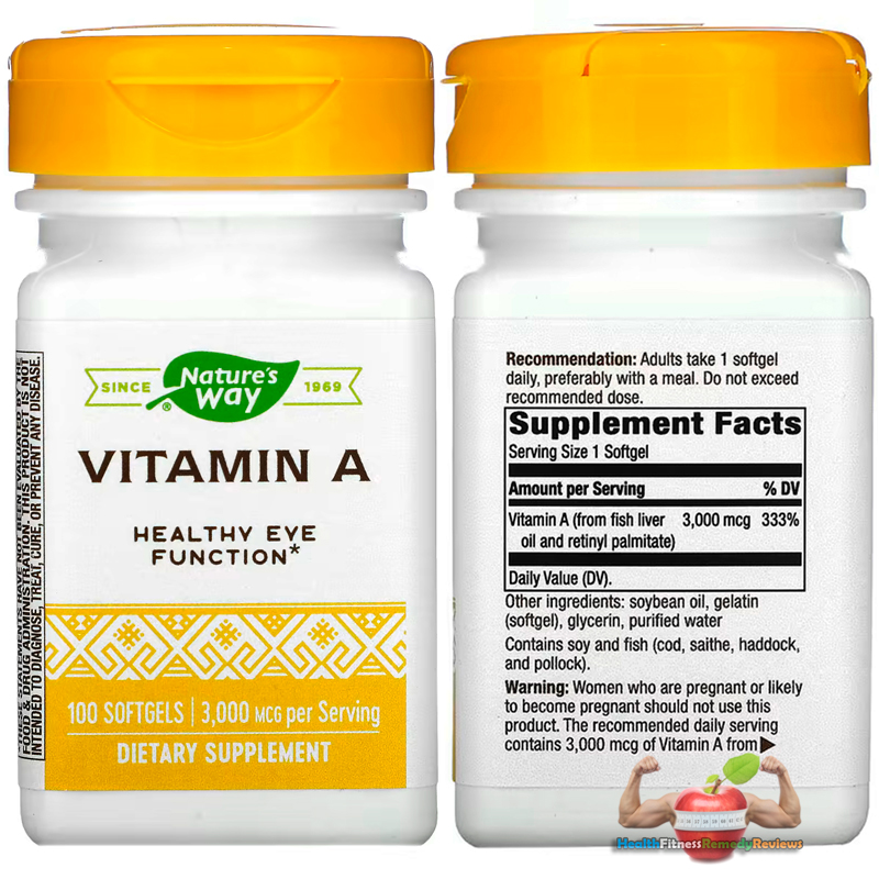 Nature's Way Vitamin A Softgels